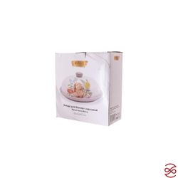 Блюдо для блинов с крышкой Repast Honey Bunny 23*9,7 см