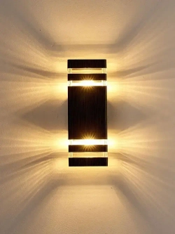 Настенный светильник фасадный уличный двухсторонний 2х60вт под лампу с цоколем Е27