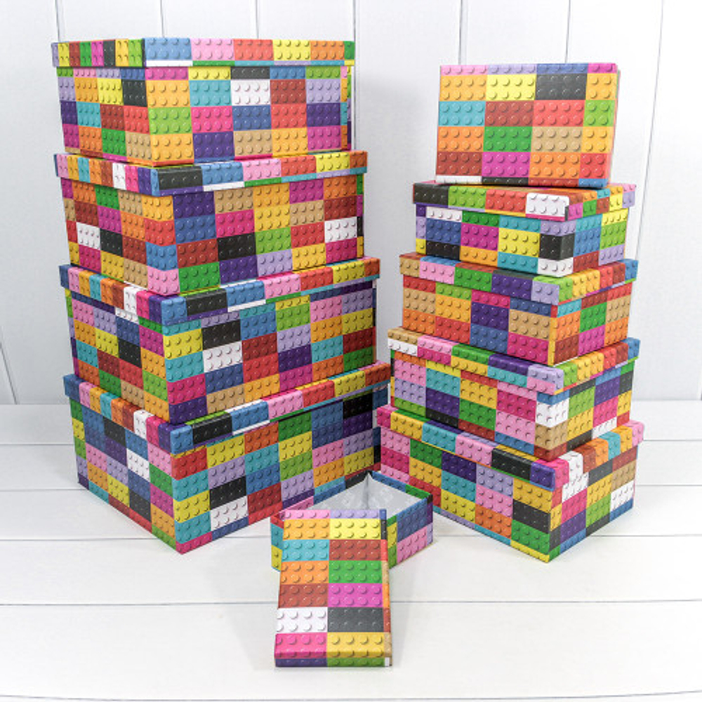 Коробка 34х26х15.3 см Набор 10 шт "Детский" (Микс)