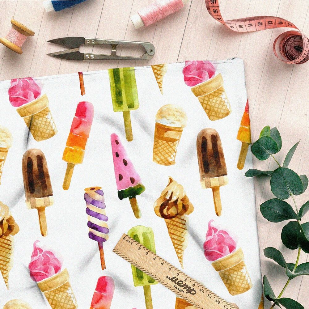 Ткань бязь мороженное