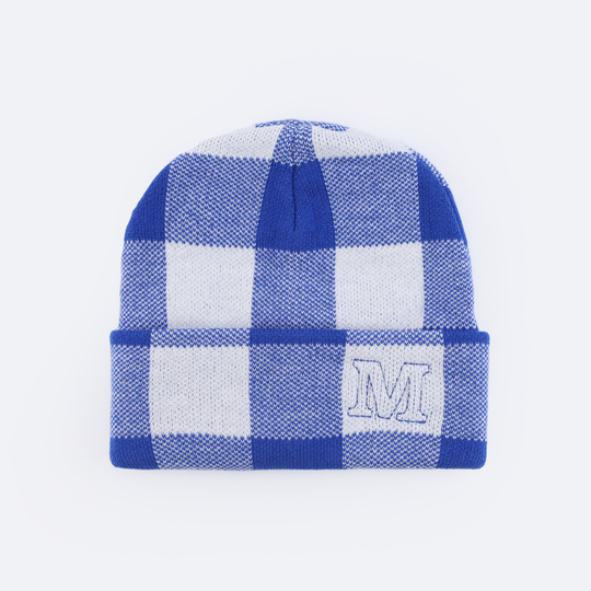 Шапка Magamaev M beanie (blue/white)