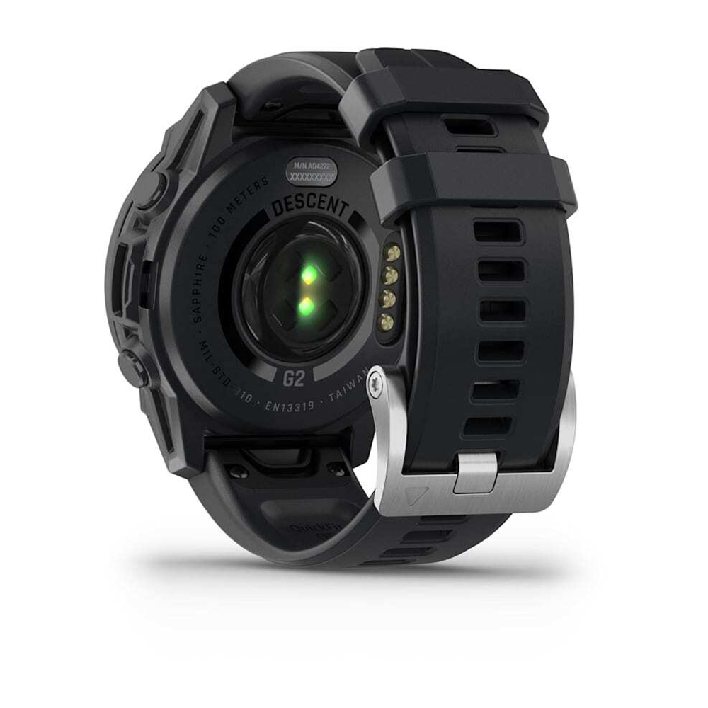 Умные часы Garmin DESCENT G2 BLACK WITH BLACK BAND