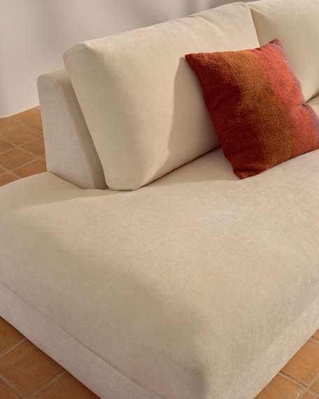 Alea 5-местный модульный диван с правым шезлонгом и съемным чехлом 340 см