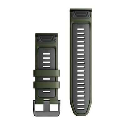 QuickFit 26mm Moss/Graphite  Silicone watch band