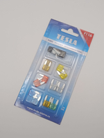 Предохранители TESLA F116(5 - 30 А) Япошка ,Евро Mini ,блистер (12штук )