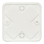Коробка разветвительная KMP-030-030 наружная (75x75x26) белая EKF PROxima (52.00 шт.)