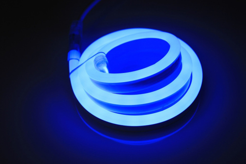 LM-220V-2835-120P-B, синий, 8х18мм, 1метр,