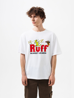 Футболка RUFF "Against Lizards" Белый