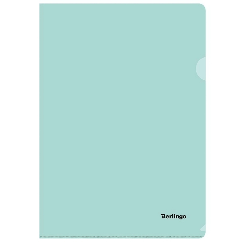 Папка-уголок "Instinct", А4, 180мкм, мятный (Berlingo)