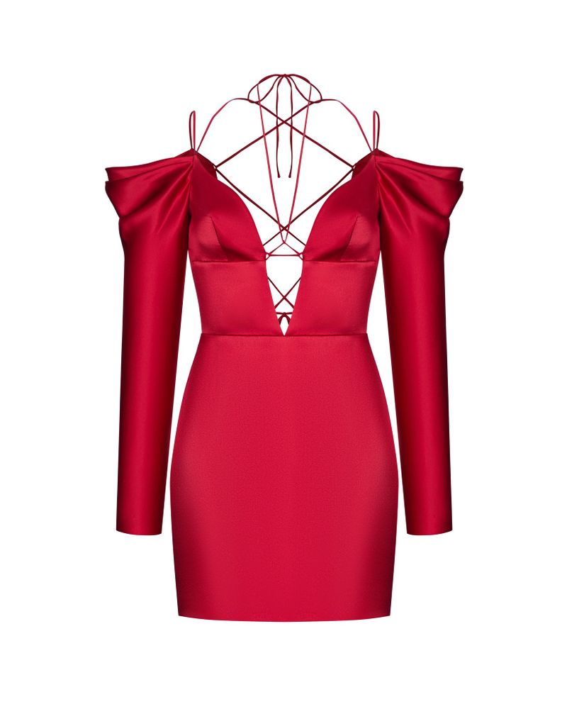 ESSIENA, Платье красное