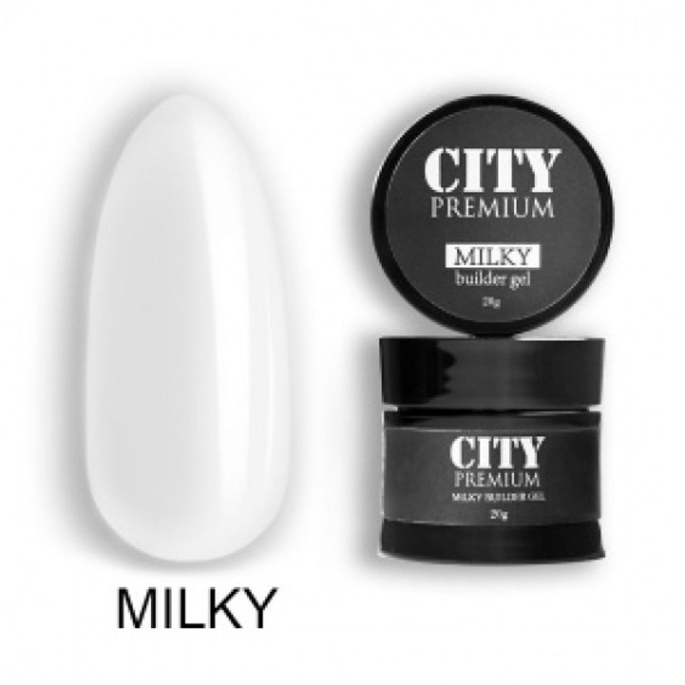 CITY NAIL Premium  Builder Gel MILKY 20гр