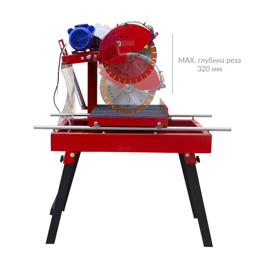 Камнерезный станок DIAM SKH-450/2.2 600126 - [220V / глубина реза до 160 (320) мм]