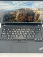 Ноутбук Lenovo T14 GEN2 (20W1S5YH1V) 14''/Intel Core i5 1145G7/RAM 8GB/SSD 256GB/Intel Iris Xe Graphics/1920x1080 IPS/Windows 11/Подсветка кл-ры: нет/Цвет: Чёрный. Состояние: Уценка/большие следы на матрице от клавиатуры/потертости на клавиатуре