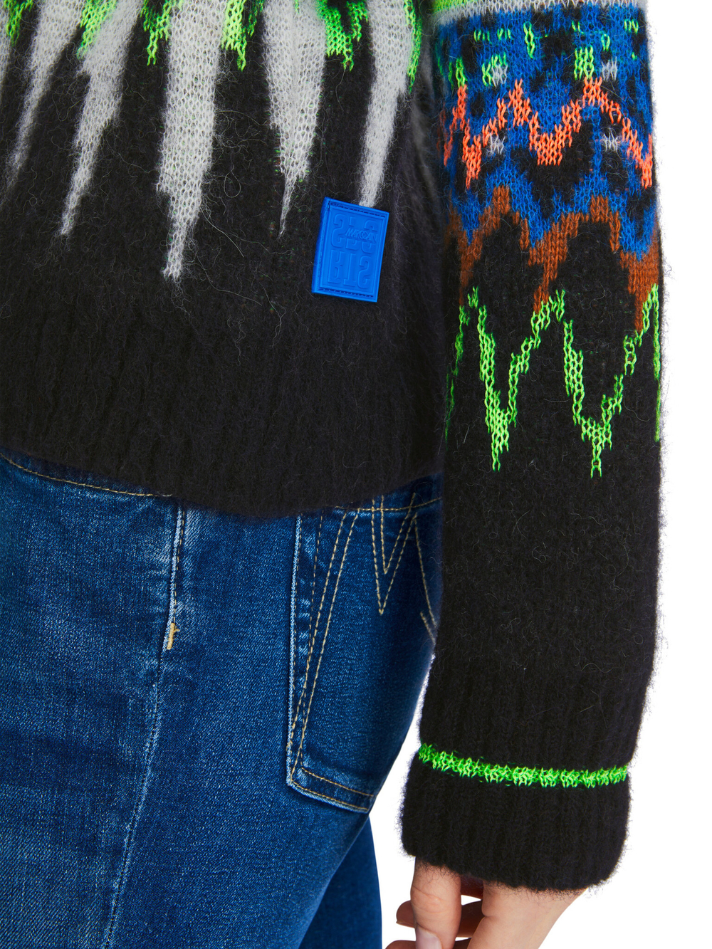 Свитер из шерсти альпака (Knitted in Germany)