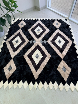 Покрывало меховое ковер из шкуры овчины