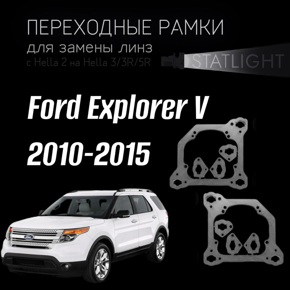 Переходные рамки для замены линз на Ford Explorer V 2010-2015