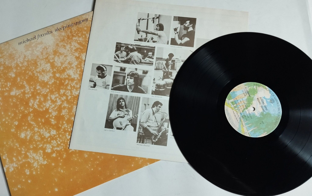 Винтажная виниловая пластинка LP Michael Franks Sleeping Gypsy (Japan 1977)