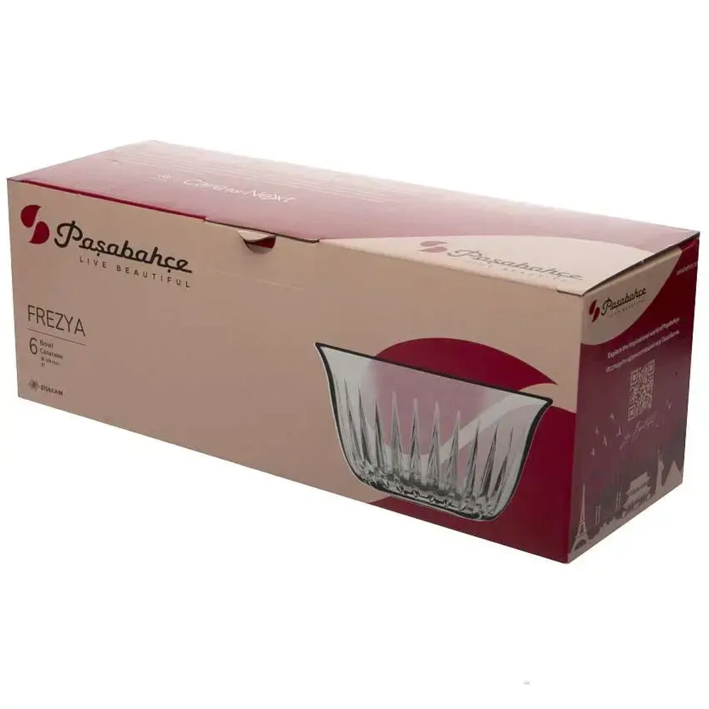 Набор салатников ФРЕЗИЯ 6 шт. d=99.5 мм V=175 мл 530146B