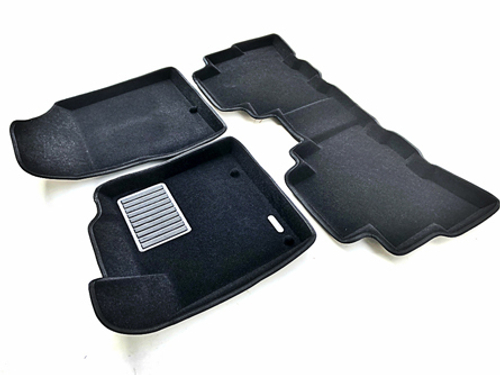 Коврики салона для NISSAN Murano (Z52) (2016-) Euromat 3D Business черные. Арт. EMC3D-003729