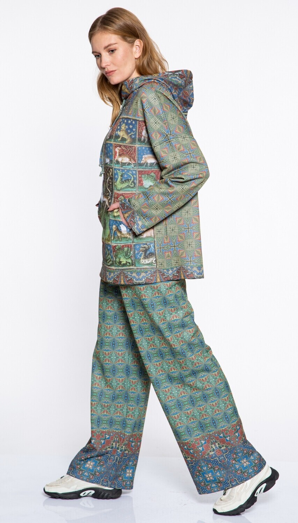 Широкие брюки "Бестиарий"