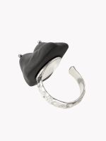 Кольцо Афродита, серый фарфор