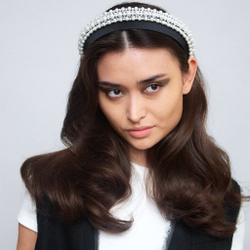 Кокошник XS с жемчугом в три ряда