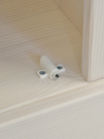 Комод, 145х38х87, Ландхаус, с ящиками, для одежды и игрушек, под телевизор, белый / бейц, Dipriz