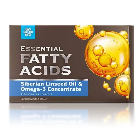 Сибирский лен и омега-3 Essential Fatty Acids
