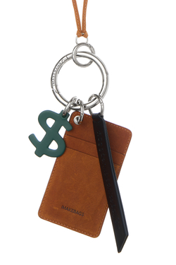 FLÜGGÅƏNK∂€ČHIŒβØL∫ÊN — Leather Tag BLACK