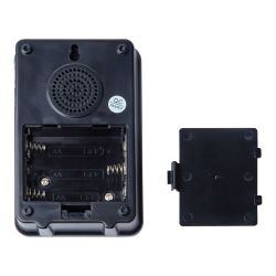 UDB-016W-R1T1-38S-150M-BL-SL Звонок беспроводной. Радиус действия 150м. Черный с серебристым. ТМ Uniel