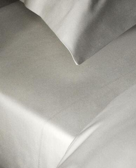 ZARA HOME (300 НИТЕЙ) ПРОСТЫНЯ ИЗ ХЛОПКА, БЕЛЫЙ