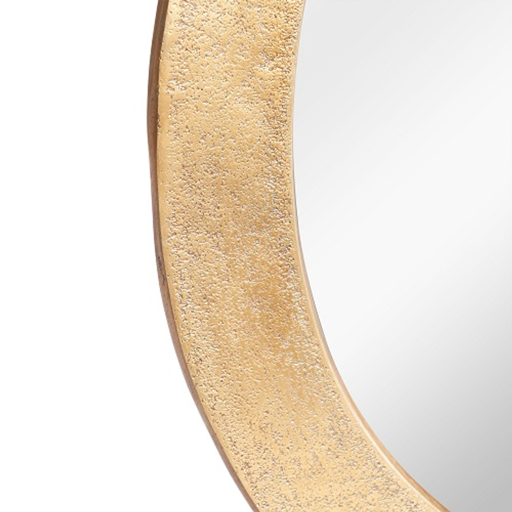 Зеркало Эгг/Egg (мод. LS-0167) металл: алюминий/стекло/МДФ, 78х61х5см, золотой