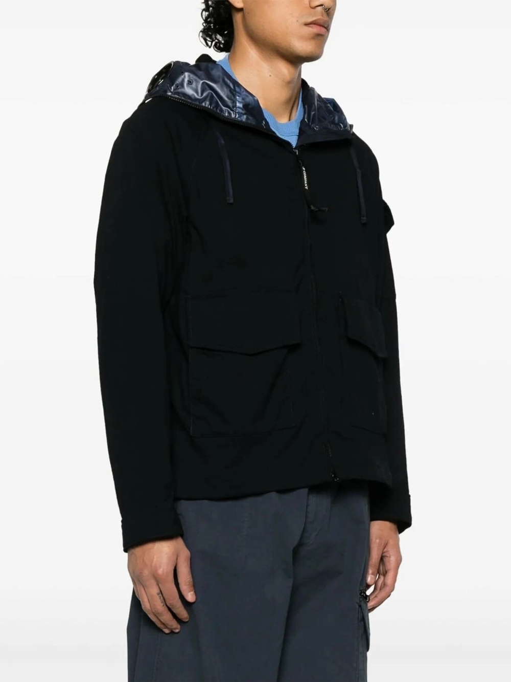 Куртка C.P. Company Knitted Nylon Jersey Explorer Jacket
