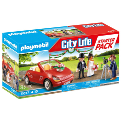 Playmobil - City Life Свадебный набор с машинкой и женихом и невестой 71077 / артикул   71077  / GTIN 4008789710772