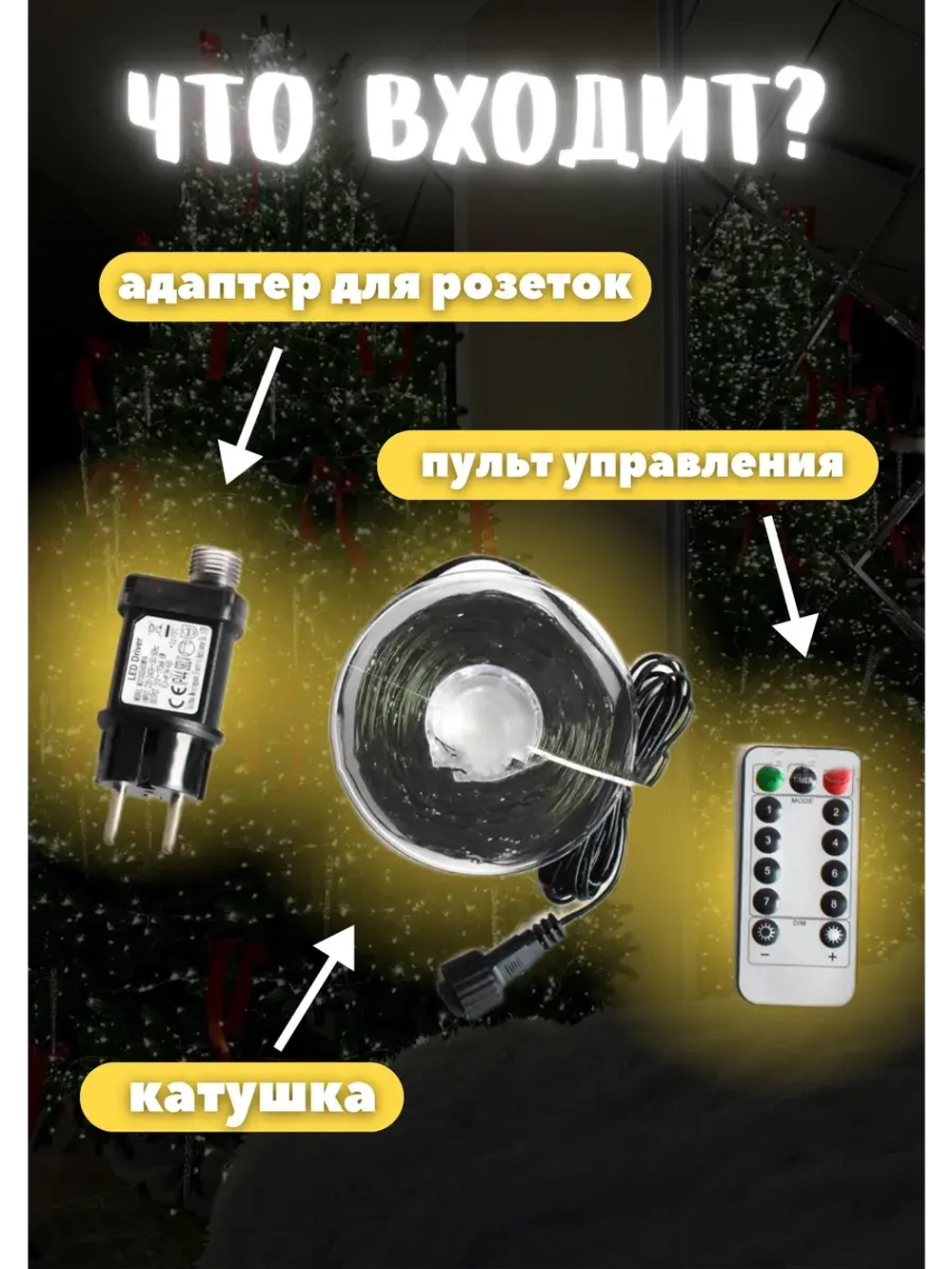 Гирлянда новогодняя светодиодная роса 100м теплый белый