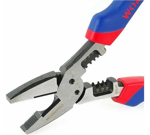 Универсальные комбинированные плоскогубцы WORKPRO 200 мм, 8 дюймов WP231085