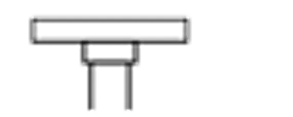 Борфреза твердосплавная Karnasch форма S (диск), 10х1,6х3х34 мм, HP-2, покрытие Blue-Tec, арт. 11.6011-005