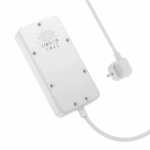 Фильтр сетевой HOCO AC7, 250V/10A 3 розетки, 17W 3.4A Type-C+3xUSB, 1.5m White