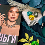 Набор: книга, свеча,камни