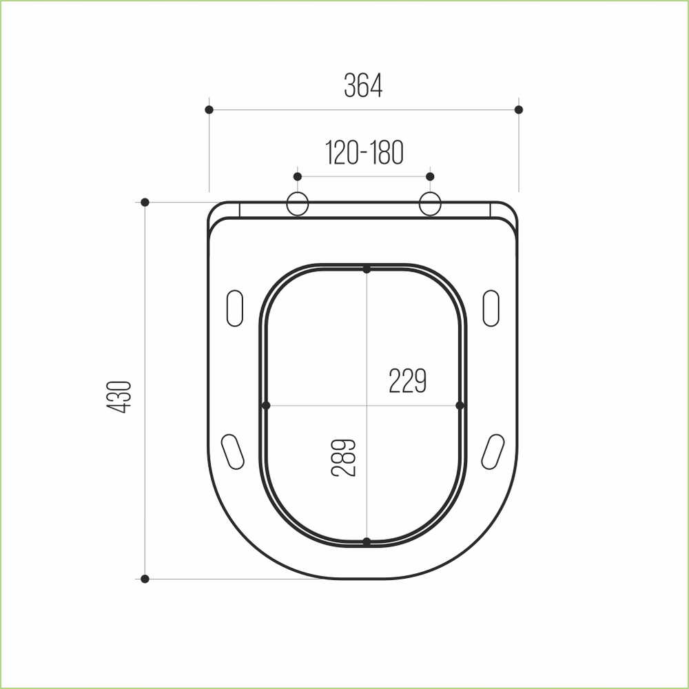 Сиденье для унитаза  WAVE WEST дюропласт, микролифт, БЕЛЫЙ глянец