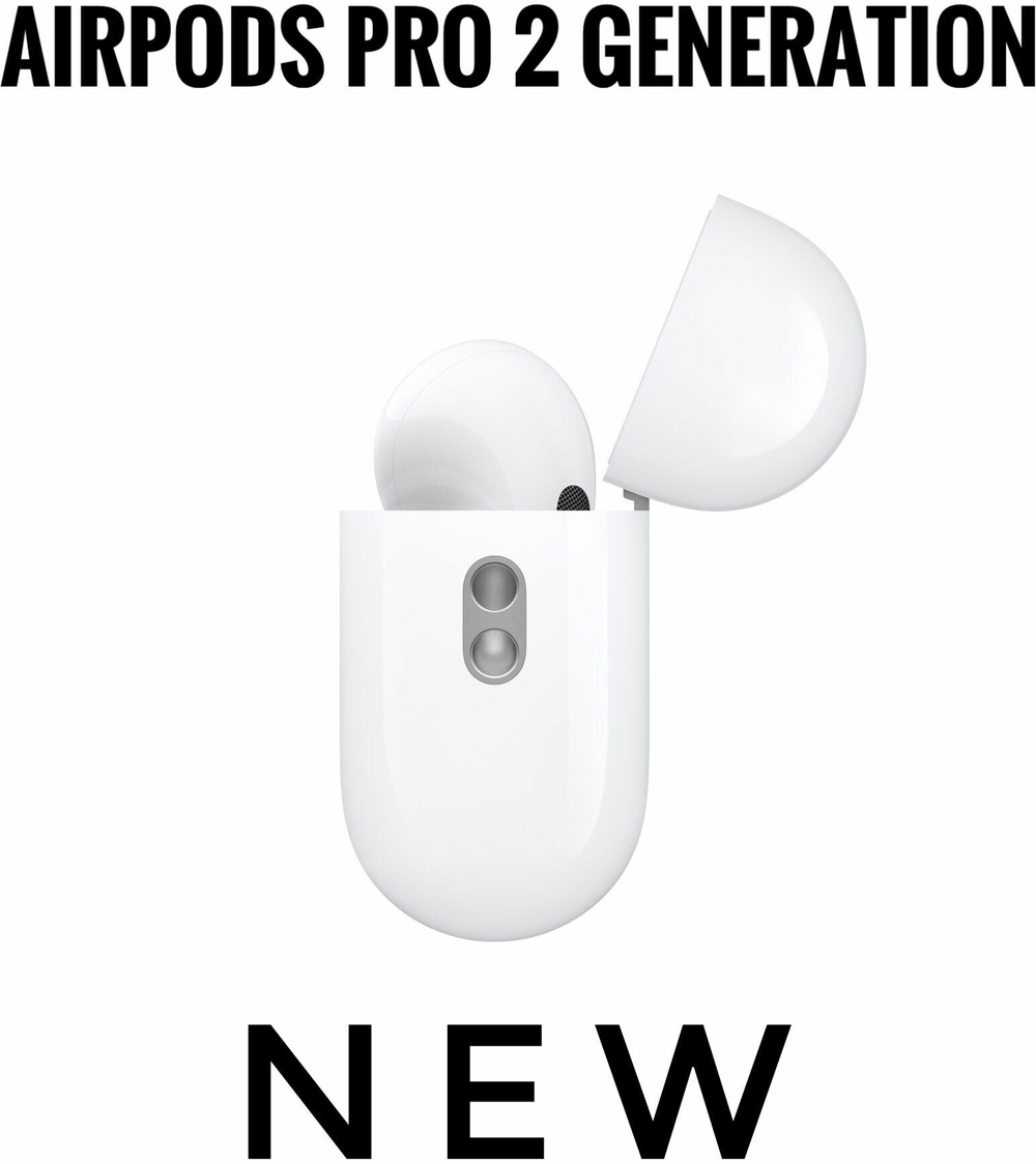 Беспроводные наушники Apple AirPods Pro 2 MagSafe Charging Case
 белый