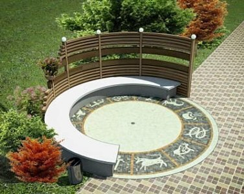 Скамья «Веста» бетонная