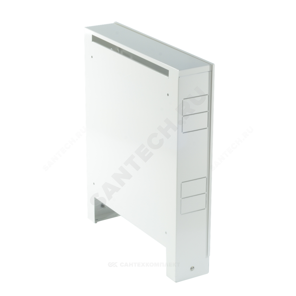 Шкаф коллекторный наружный сталь ШРН-2 550х118х652-715мм RAL 9016 (Белый) Wester 0-32-1020