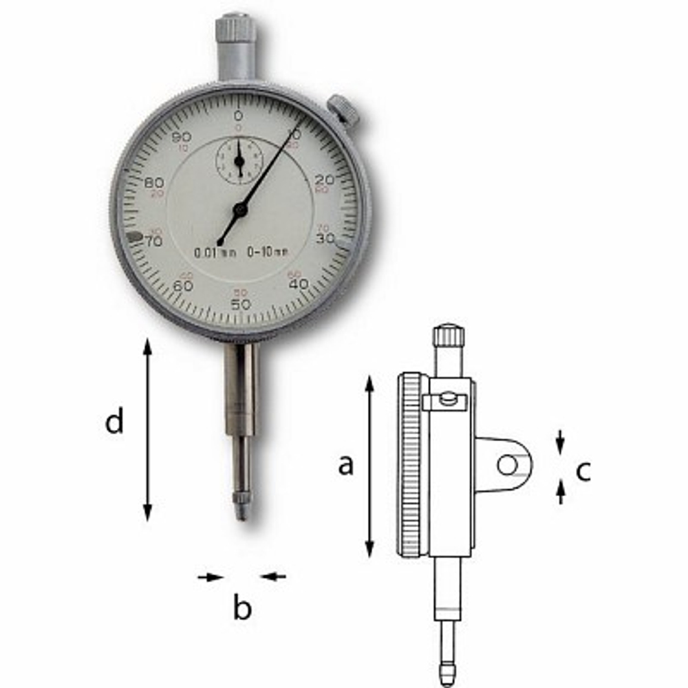 968 Индикатор часового типа с точностью 1/100 мм., USAG (Италия)