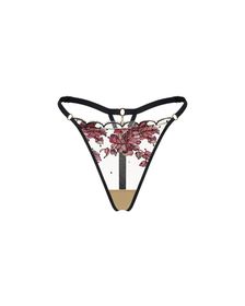 трусы стринги Rosa бордовые
