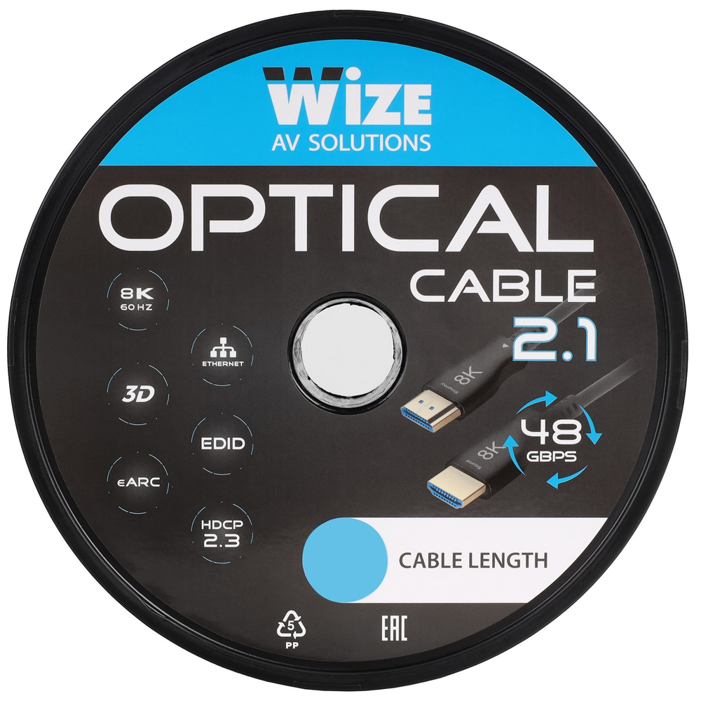 Кабель HDMI Wize AOC-8K-HM-HM-20M
