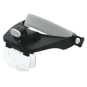 Лупа 81001-3Led (налобная, с подсветкой)