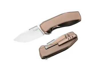 Нож Lion Steel N.ONE N1 BR - сталь MagnaCut, рукоять бронзовый титан