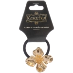 Резинка для волос с декором «AKS - DesignPRO», цветок, цвет золото, 3,7*3,5см