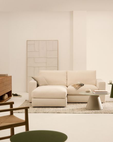 Alea 3-местный модульный диван с левым шезлонгом и съемным чехлом 220 см